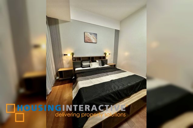 fully furnished 2br unit with balcony and parking for rent in grand hyatt residences