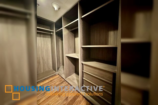 fully furnished 2br unit with balcony and parking for rent in grand hyatt residences