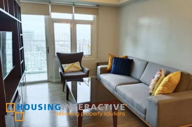 fully furnished 1br unit with parking for rent in two serendra