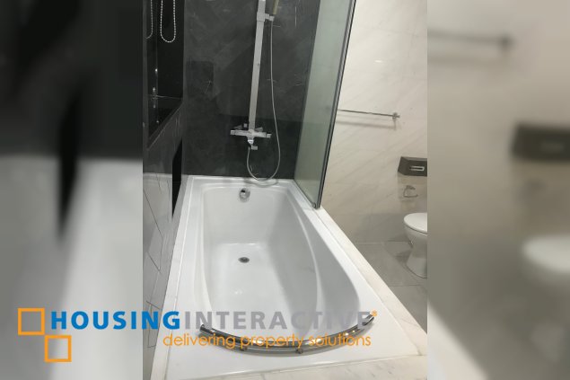 fully furnished 2br unit with balcony and parking for rent/sale in grand hyatt residences