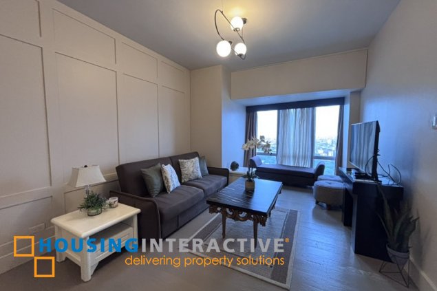 fully furnished 1br unit for lease in proscenium residences