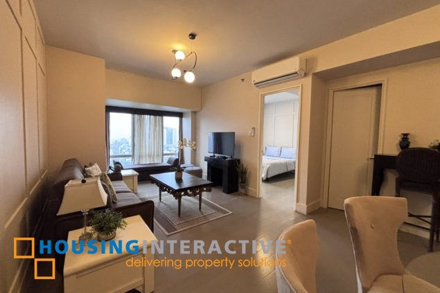 fully furnished 1br unit for lease in proscenium residences