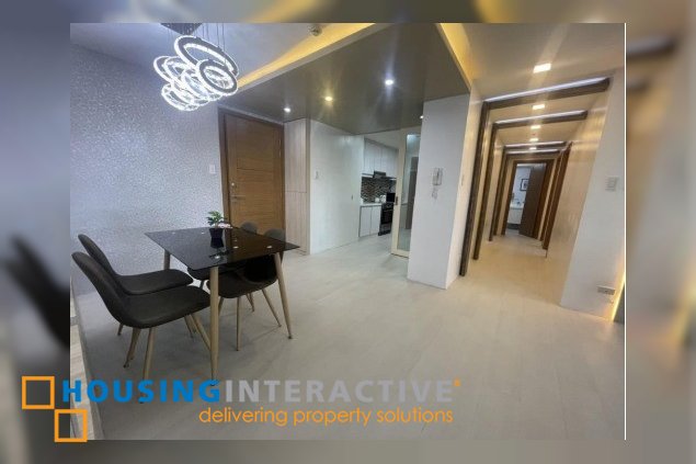 semi-furnished 3br unit with balconies and parking for rent in icon plaza