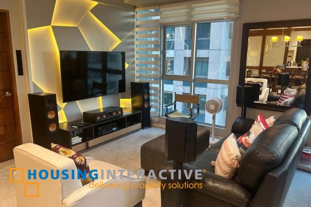fully furnished 3br unit with parking for lease in crescent park residences