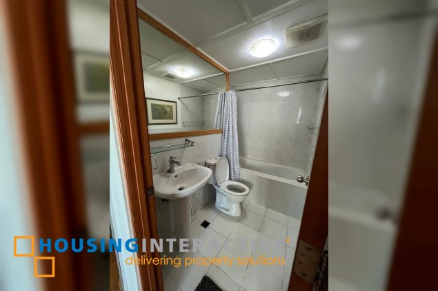 fully furnished 2br unit with parking for sale in bonifacio ridge