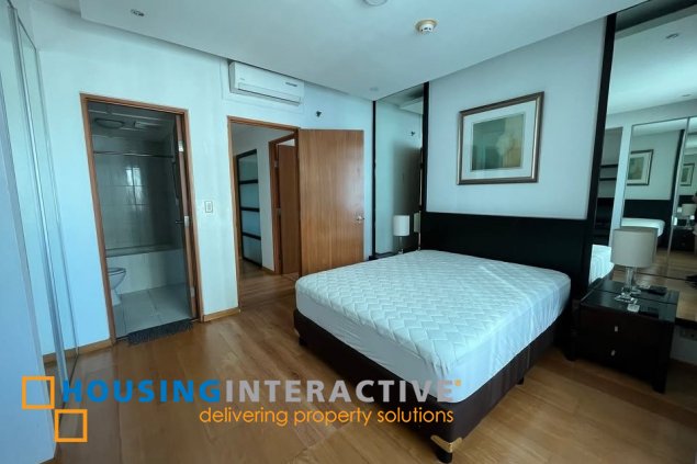 fully furnished 2br unit with parking for sale in bonifacio ridge
