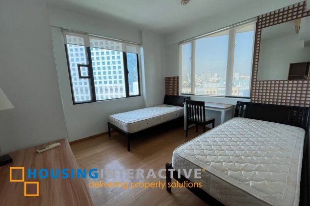 fully furnished 2br unit with parking for sale in bonifacio ridge