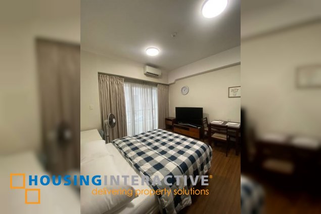 furnished studio unit for rent in shang salcedo place