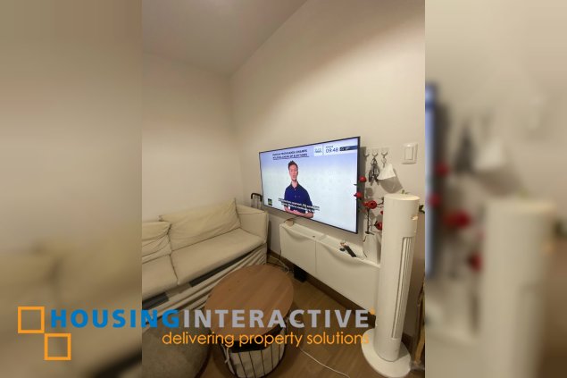 fully furnished 1br unit with balcony for lease in the rise