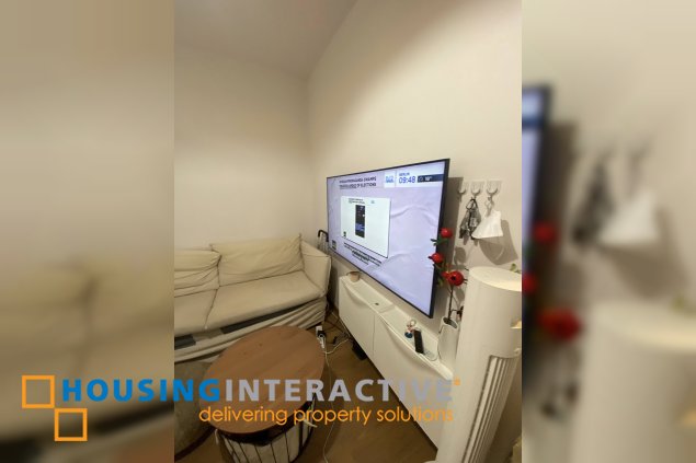 fully furnished 1br unit with balcony for lease in the rise