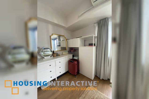 fully furnished 1br unit with balcony for lease in the rise