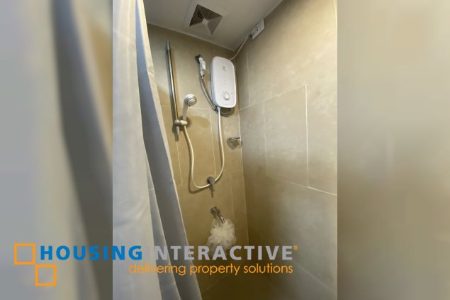 fully furnished 1br unit with balcony for lease in the rise