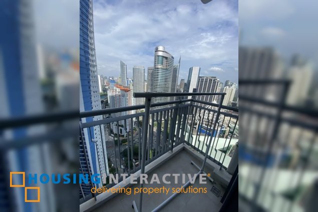 fully furnished 1br unit with balcony for lease in the rise