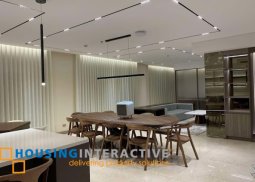 fully furnished 3br unit with parking for sale in two roxas triangle