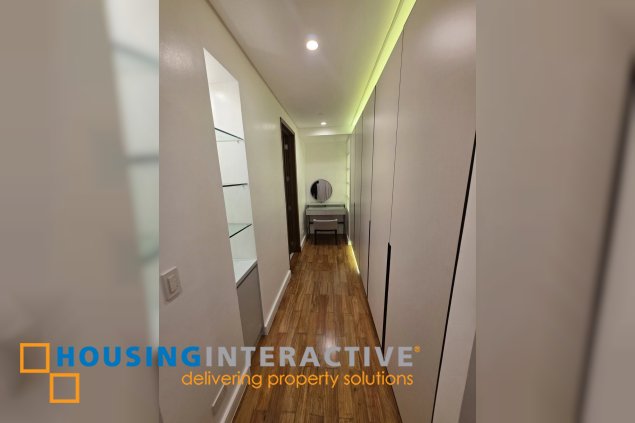 modern, fully-furnished 3 bedroom unit in one penn, salcedo village for lease