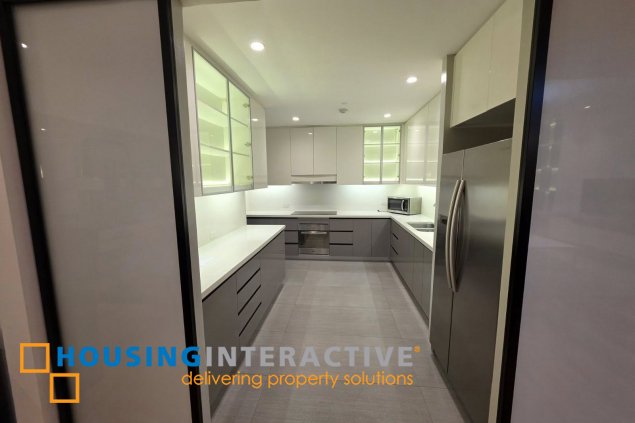 modern, fully-furnished 3 bedroom unit in one penn, salcedo village for lease