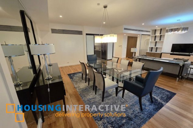 modern, fully-furnished 3 bedroom unit in one penn, salcedo village for lease