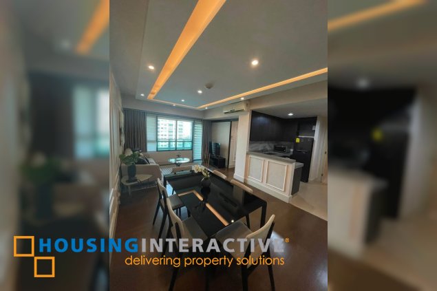 fully furnished 2br unit with parking for lease in edades tower