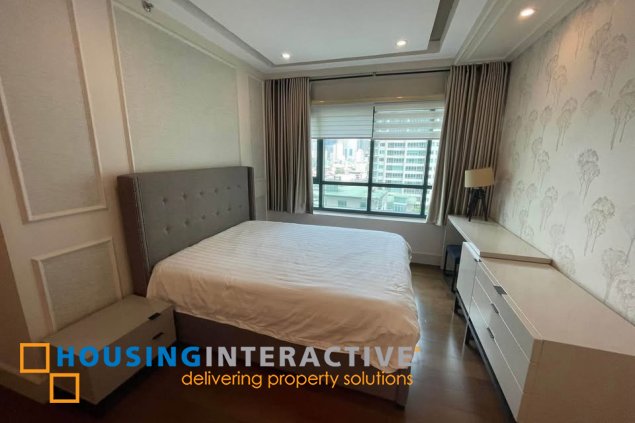 fully furnished 2br unit with parking for lease in edades tower