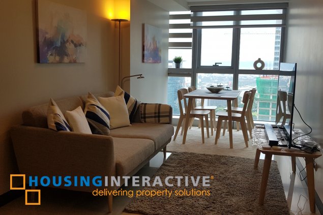 furnished 3br unit with parking for lease in uptown parksuites