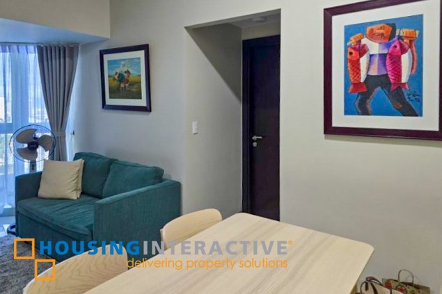 fully furnished 2br unit with rent/sale in uptown parksuites