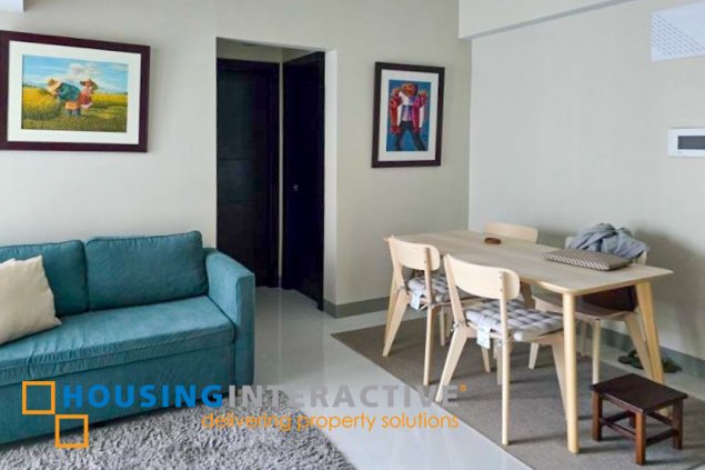 fully furnished 2br unit with rent/sale in uptown parksuites