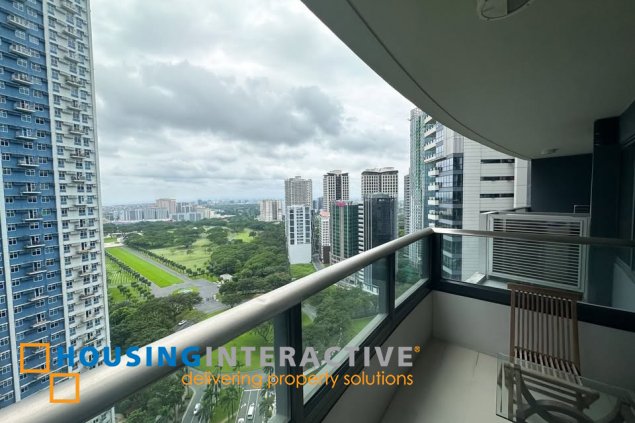fully furnished 2br unit with balcony and parking for sale in arya residences