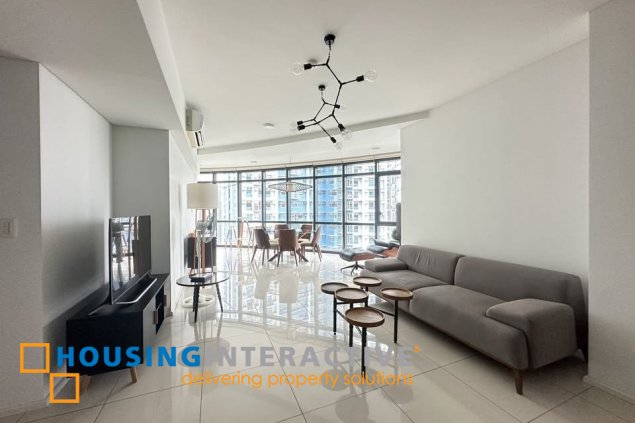 fully furnished 2br unit with balcony and parking for sale in arya residences