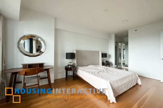 fully furnished 2br unit with balcony and parking for sale in arya residences