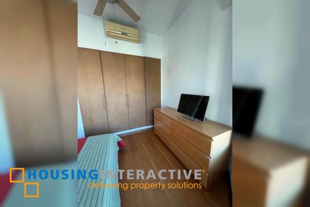 fully furnished 3br unit with balcony and parking for sale in the residences at greenbelt