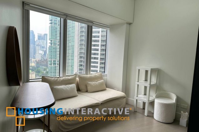 fully furnished 2br unit with parking for lease in proscenium residences
