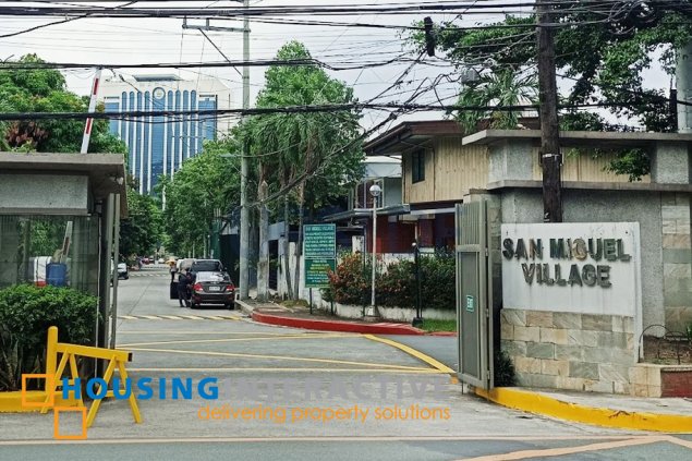 for sale: san miguel village, 3br house & lot in makati