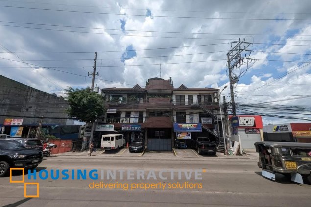 3floors commercial building with basement and roof deck.