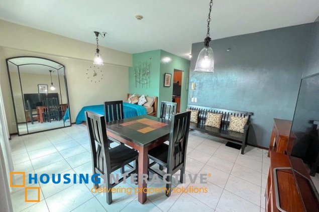 fully furnished studio unit for sale in two serendra
