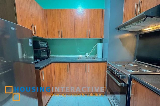 fully furnished studio unit for sale in two serendra