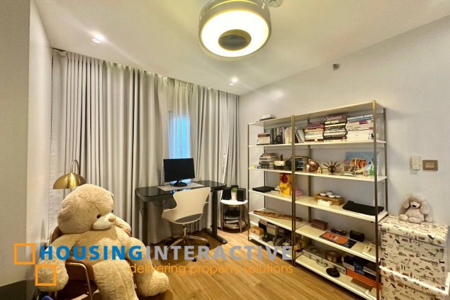 furnished 3br unit with parking for sale in two serendra