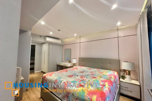 furnished 3br unit with parking for sale in two serendra