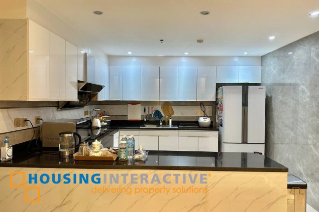 furnished 3br unit with parking for sale in two serendra