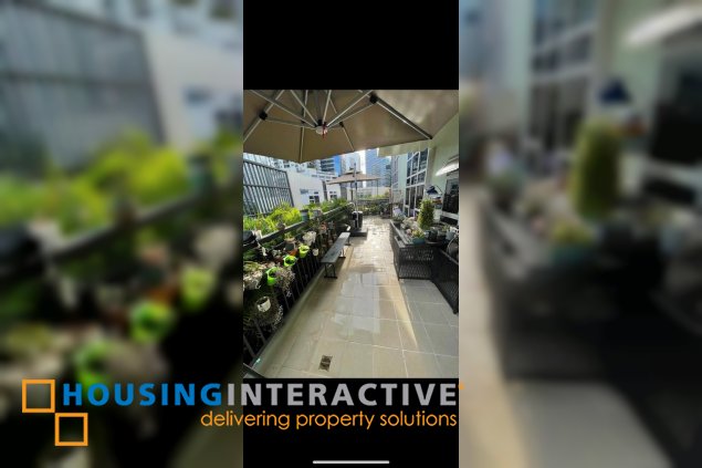 fully furnished 3br unit with parking for sale in verve residences