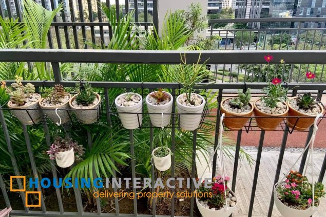 fully furnished 3br unit with parking for sale in verve residences