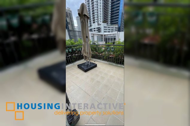fully furnished 3br unit with parking for sale in verve residences