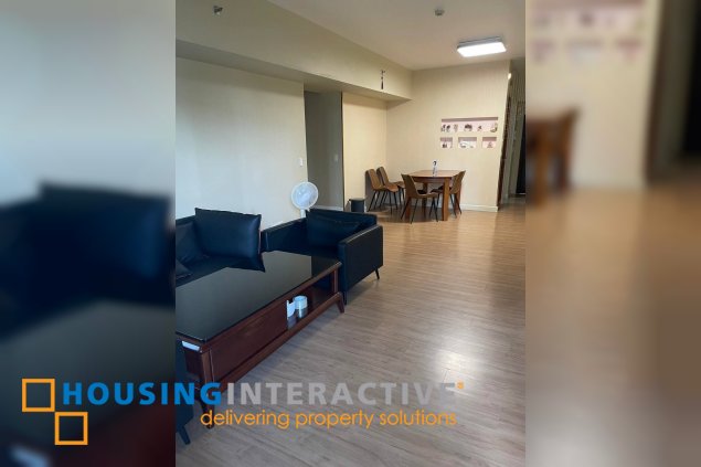 fully furnished 3br unit with parking for sale in verve residences