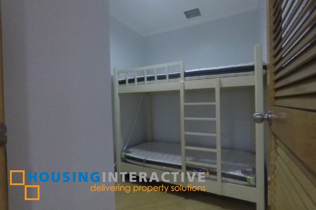 furnished 3br unit with parking for sale in essensa tower
