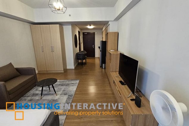furnished studio unit for sale in verve residences