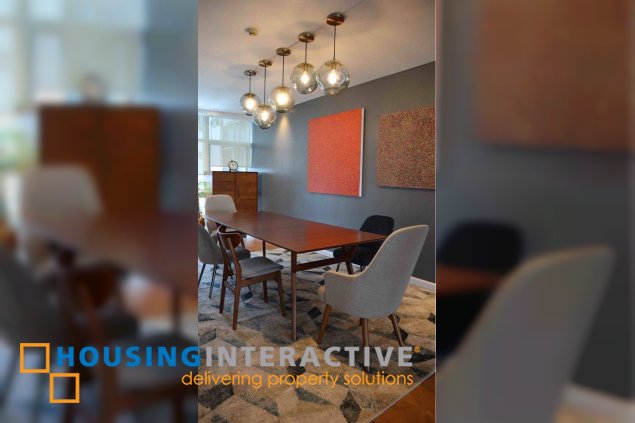 furnished 3br unit with parkingfor sale in pacific plaza towers