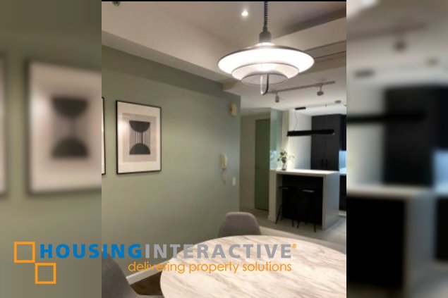 fully frunished 2br unit with parking for lease in one legaspi place