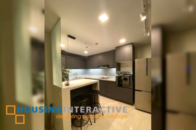 fully frunished 2br unit with parking for lease in one legaspi place