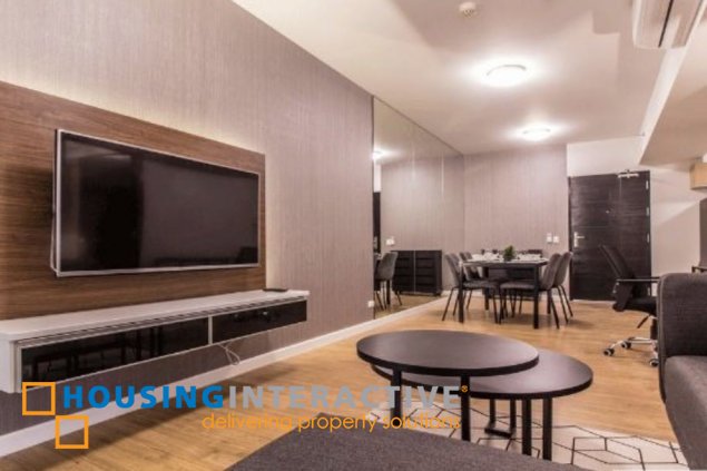 fully furnished 1br unit with balcony for lease in one maridien