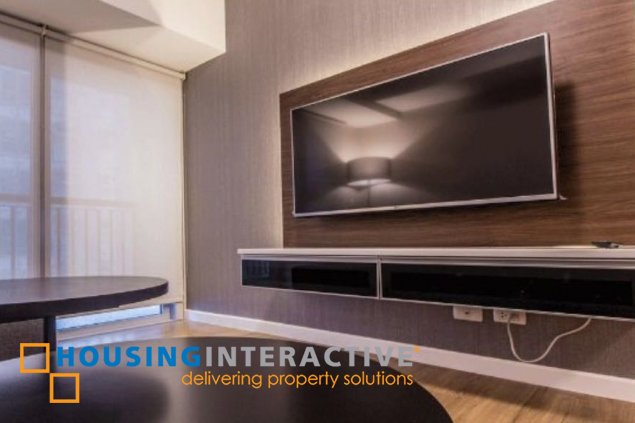 fully furnished 1br unit with balcony for lease in one maridien