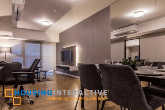fully furnished 1br unit with balcony for lease in one maridien